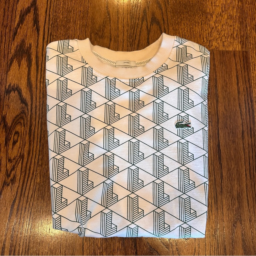 Lacoste Geometric Printed Tee Shirt